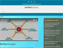Tablet Screenshot of definetcontact.com
